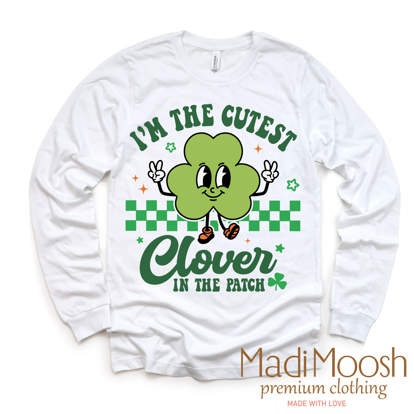 I'm The Cutest Clover In The Patch St. Patrick's Day Shirt - Kids St. Patrick's Day Tee
