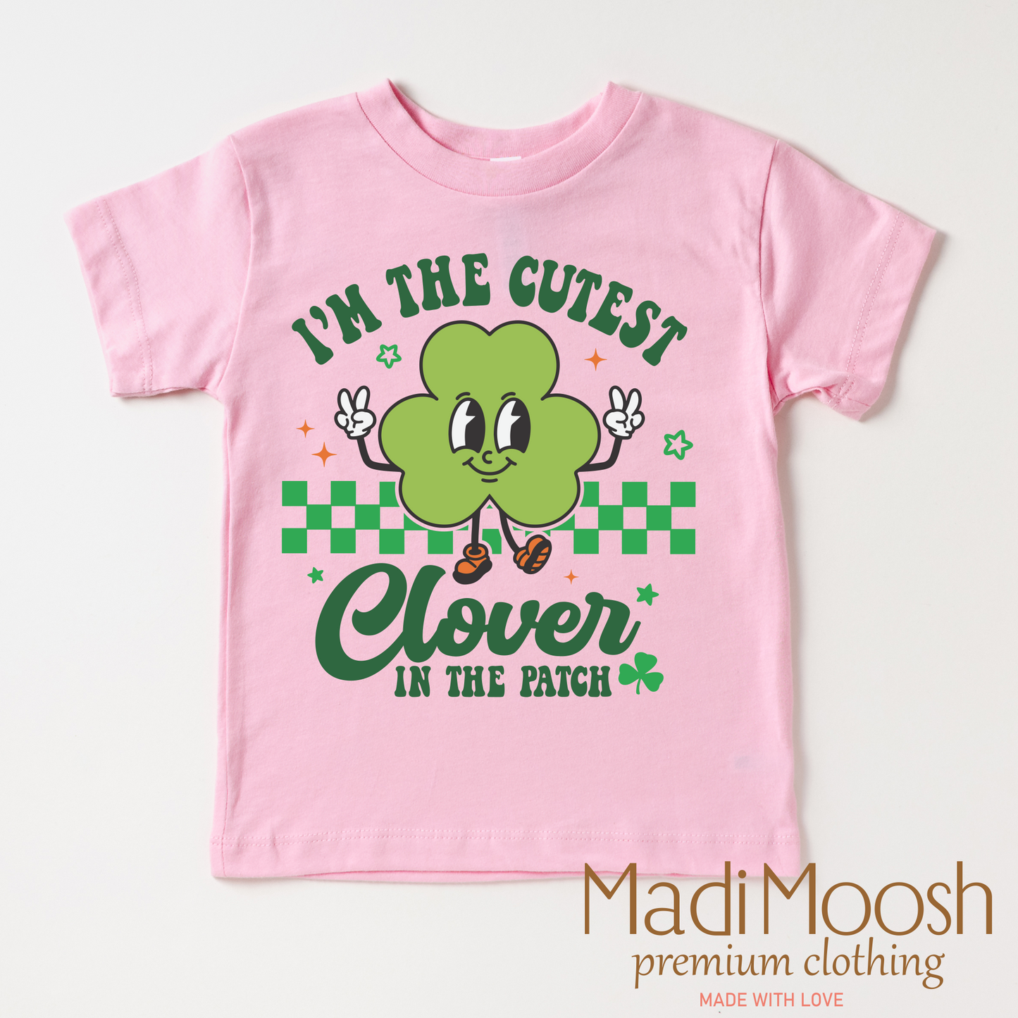 I'm The Cutest Clover In The Patch St. Patrick's Day Shirt - Kids St. Patrick's Day Tee