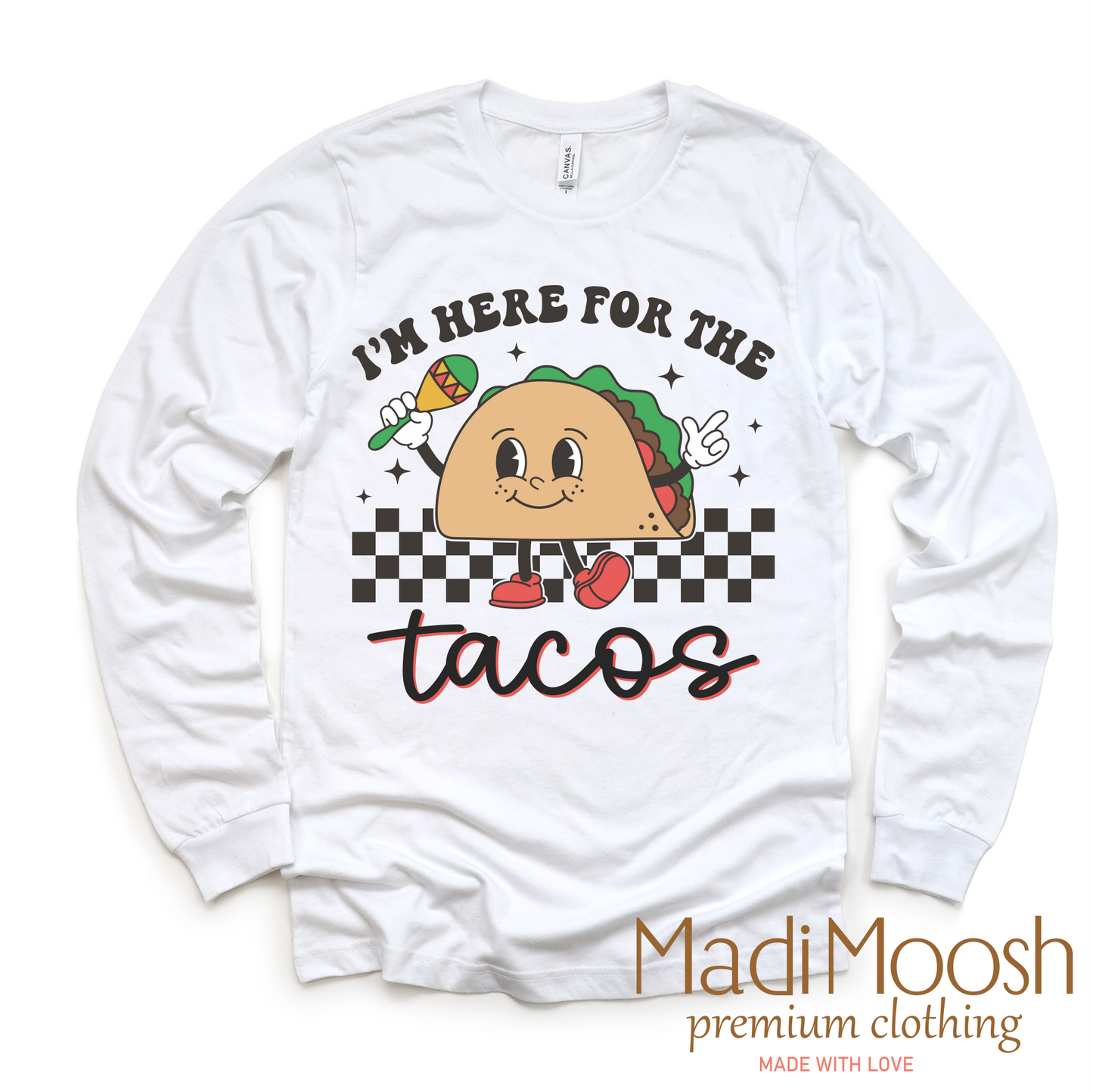 I'm Here For The Tacos Cinco De Mayo Shirt - Kids Cinco De Mayo Tee