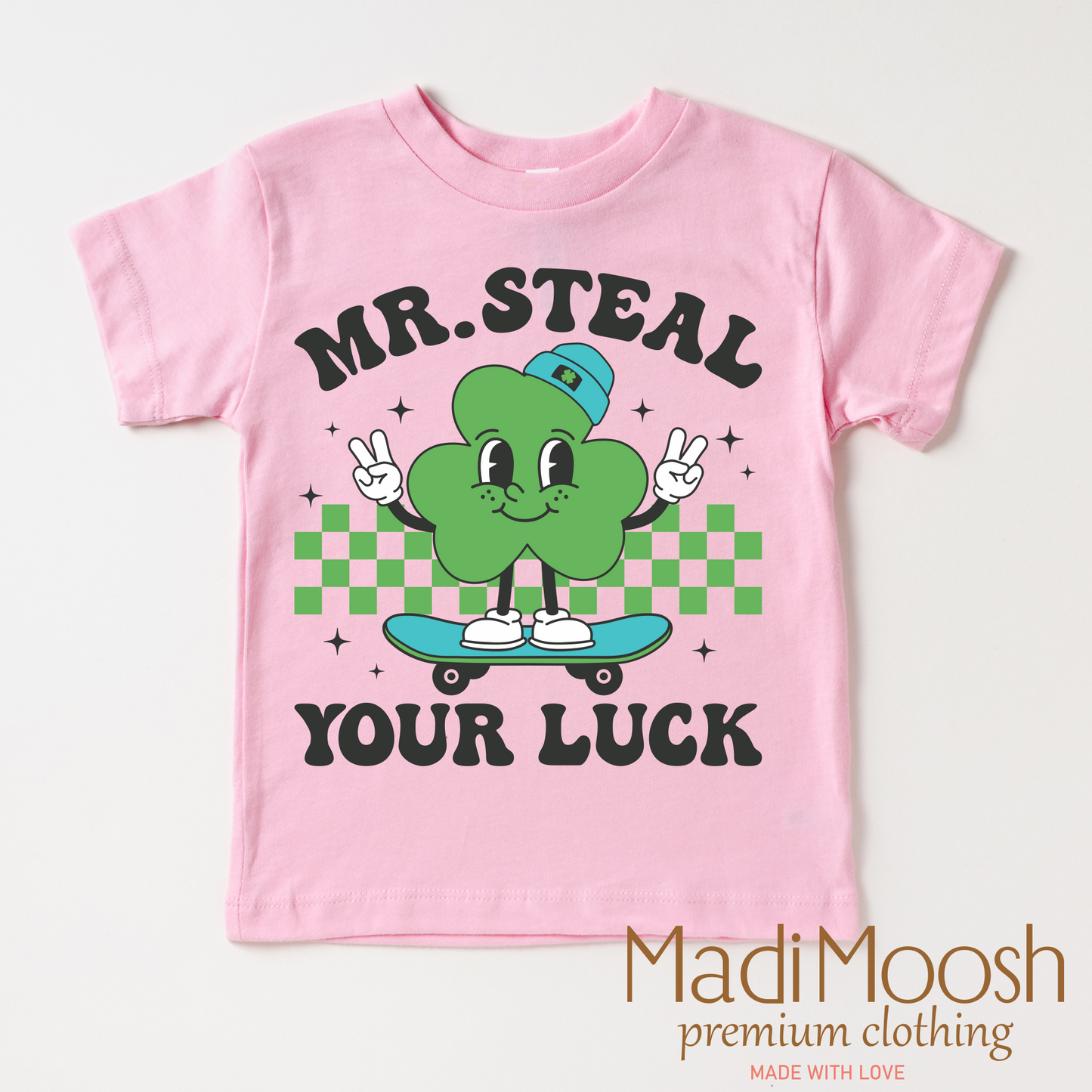 Mr. Steal Your Luck St. Patrick's Day Shirt - St. Patrick's Day Kids Tee