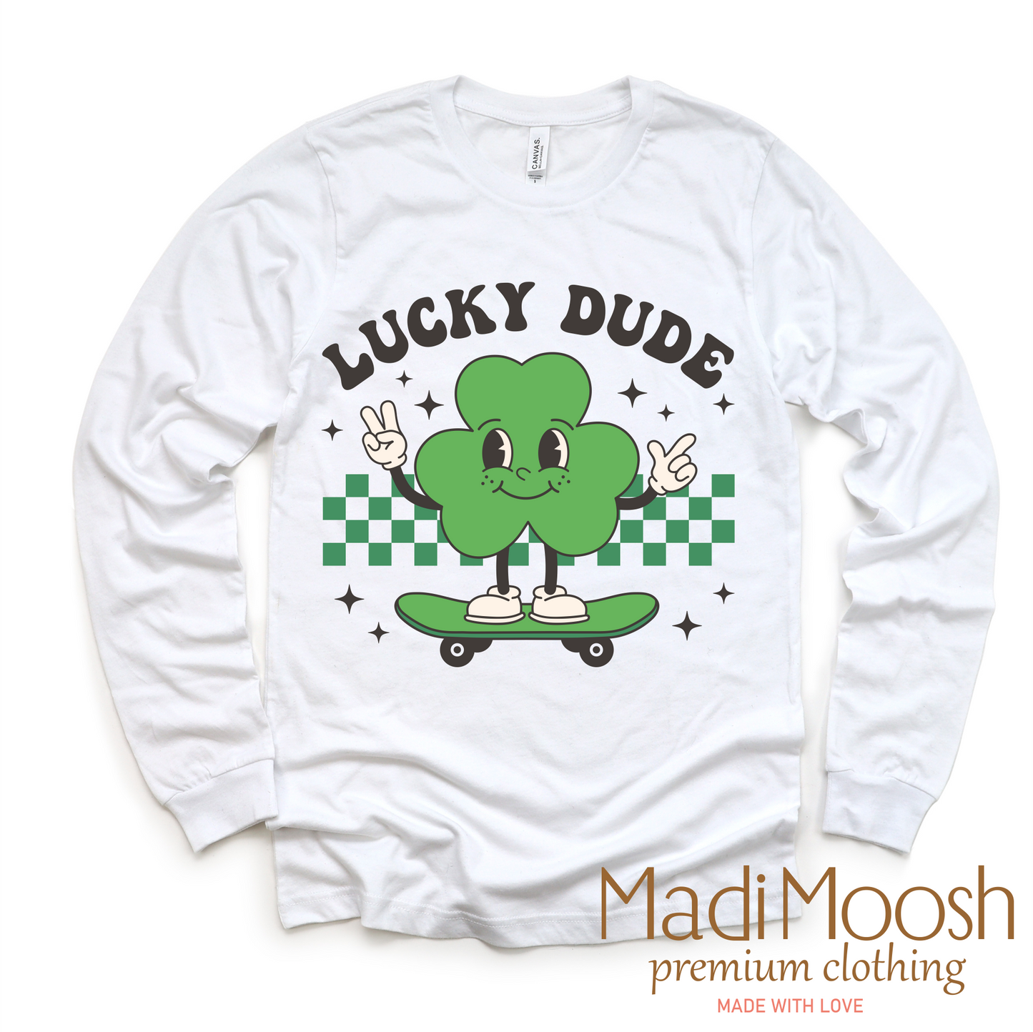 Lucky Dude St. Patrick's Day Shirt - Kids St. Patrick's Day Tee