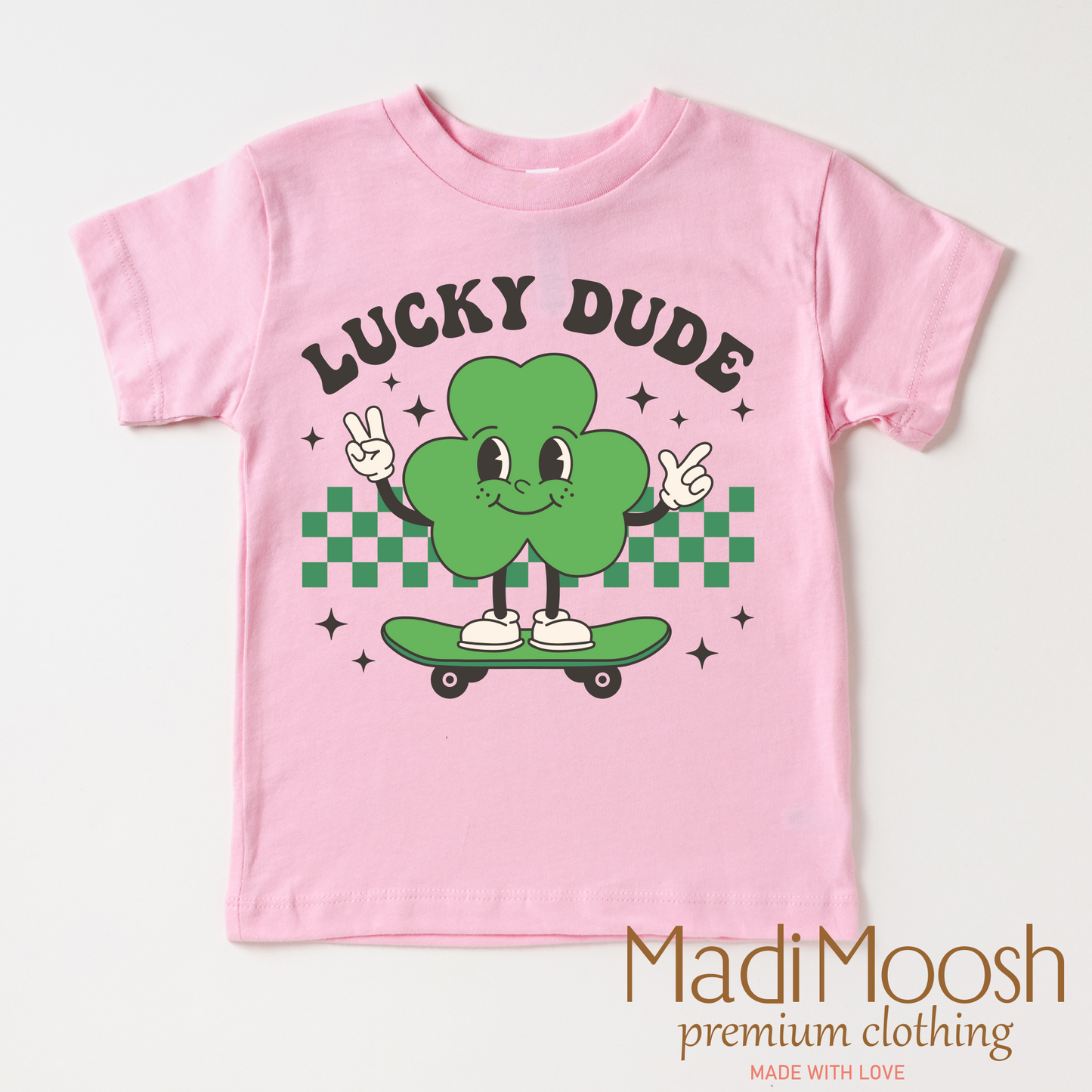 Lucky Dude St. Patrick's Day Shirt - Kids St. Patrick's Day Tee