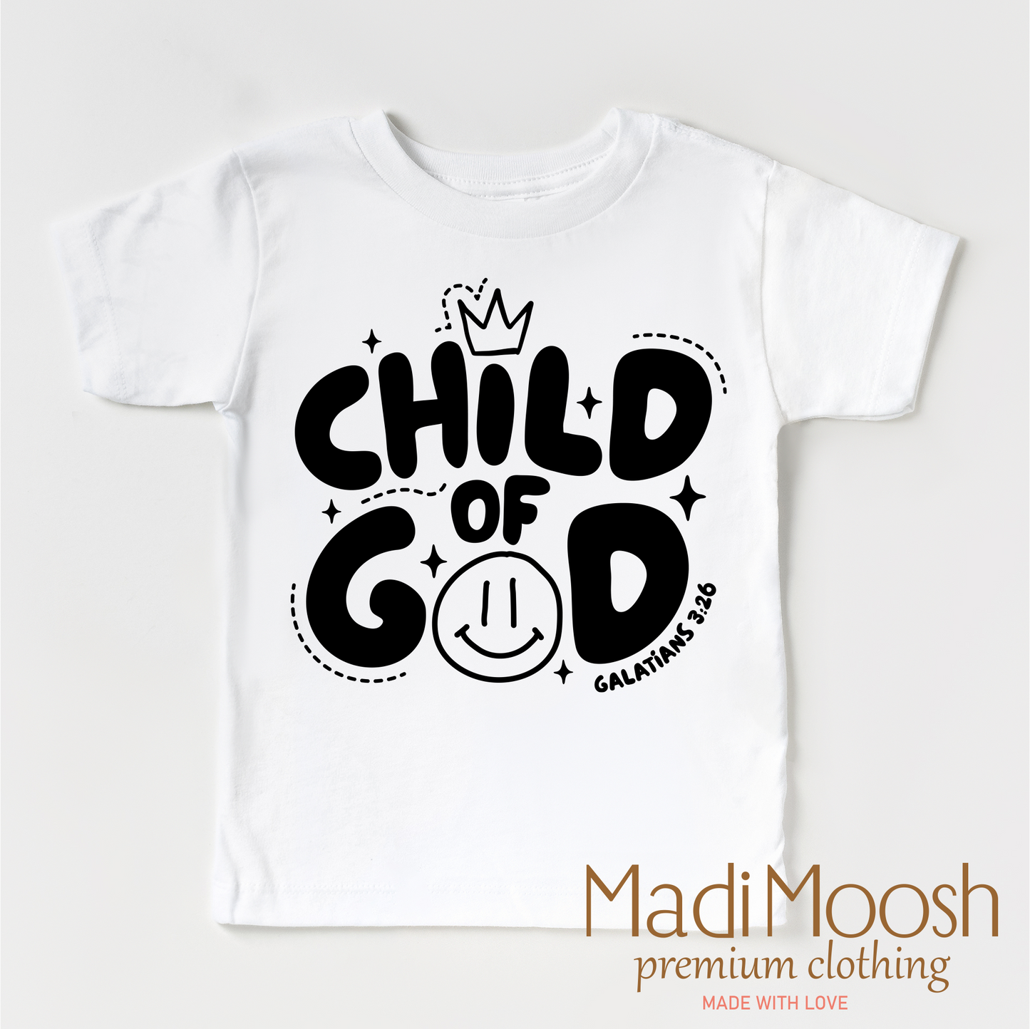 Child Of God Christian Shirt Bella Canvas Cotton Tee Madi Moosh