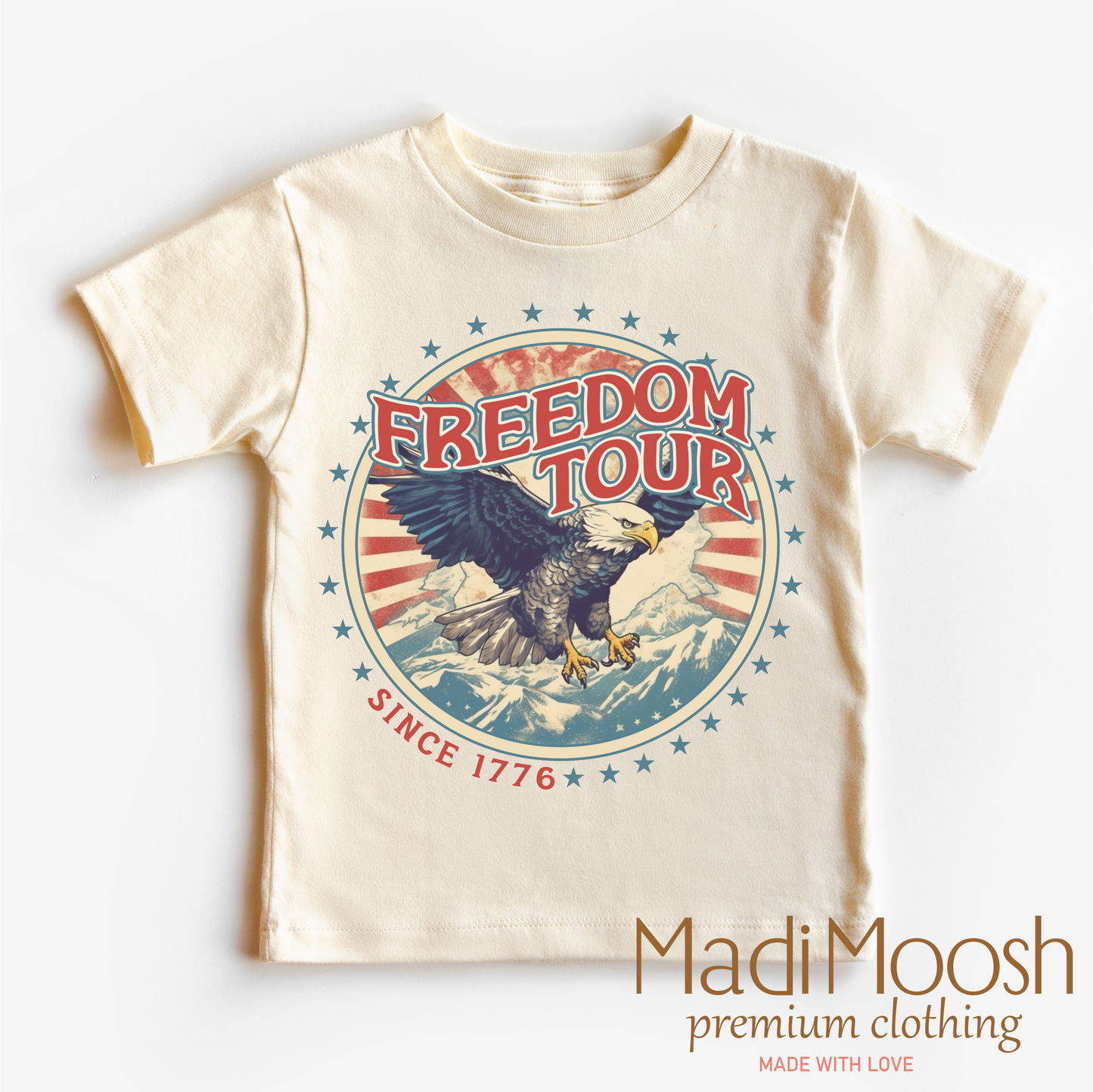 Freedom Tour July 4th Shirt Bella Canvas Madi Moosh