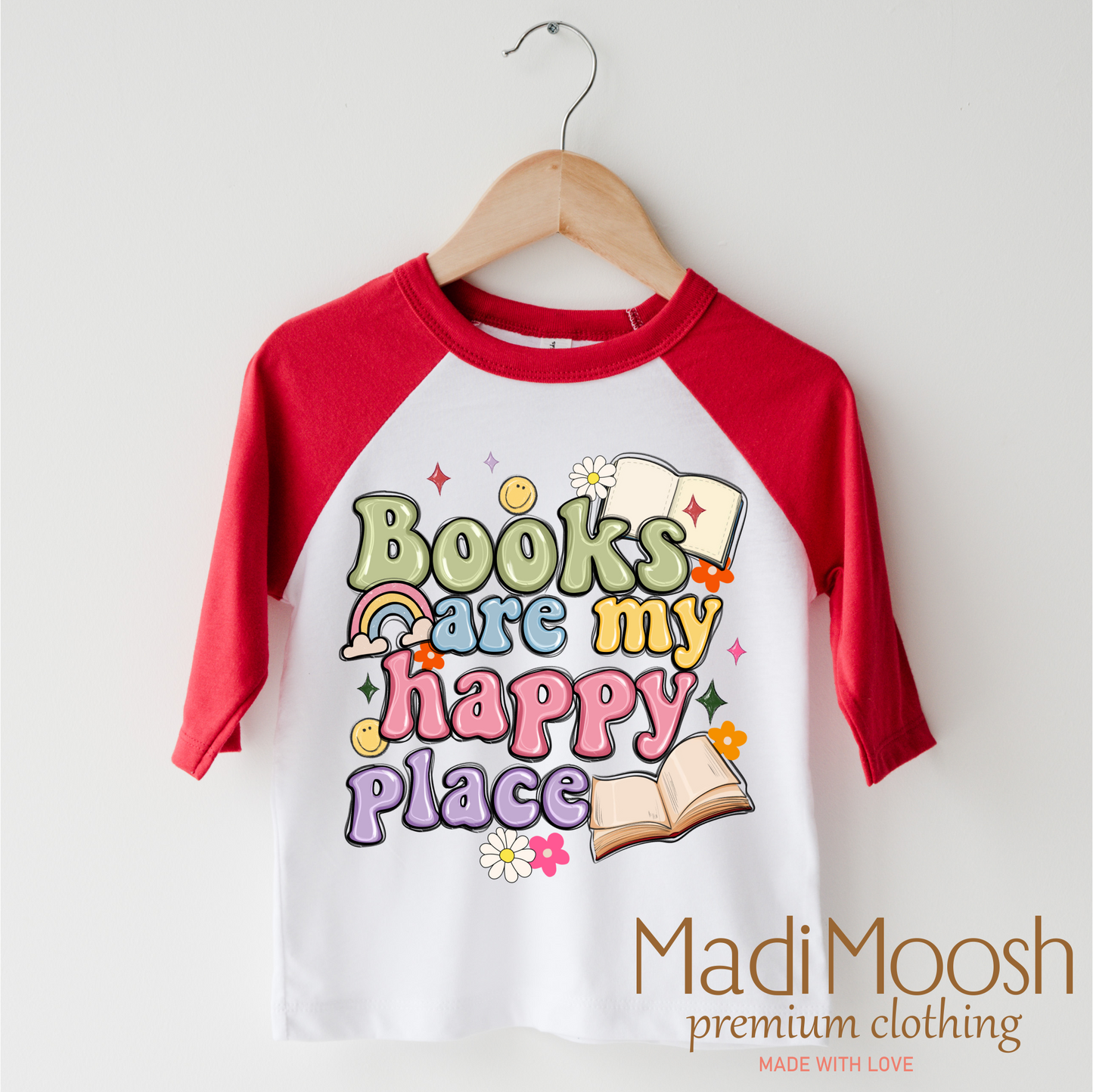 Books Are My Happy Place Reading Shirt - Reading Tee