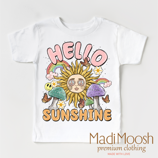 Hello Sunshine Vibrant Casual T-Shirt Bella Canvas
