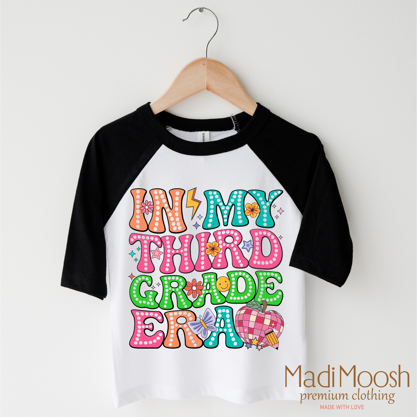 3rd Grade Back To School Shirt Kids School Shirt Madi Moosh