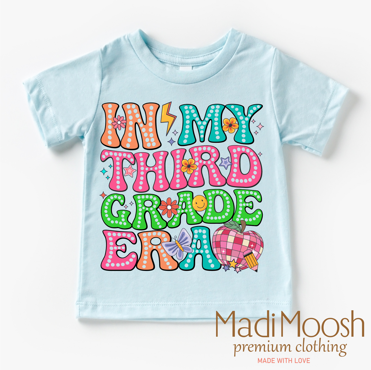 3rd Grade Back To School Shirt Kids School Shirt Madi Moosh