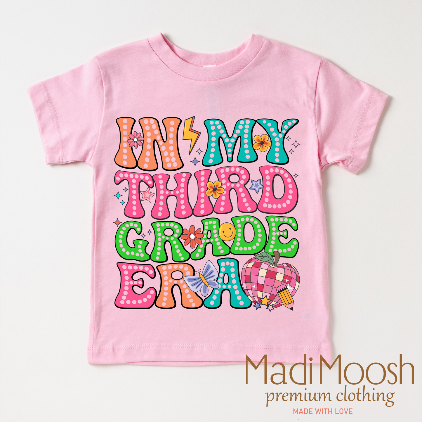 3rd Grade Back To School Shirt Kids School Shirt Madi Moosh