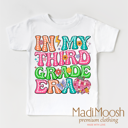 3rd Grade Back To School Shirt Kids School Shirt Madi Moosh