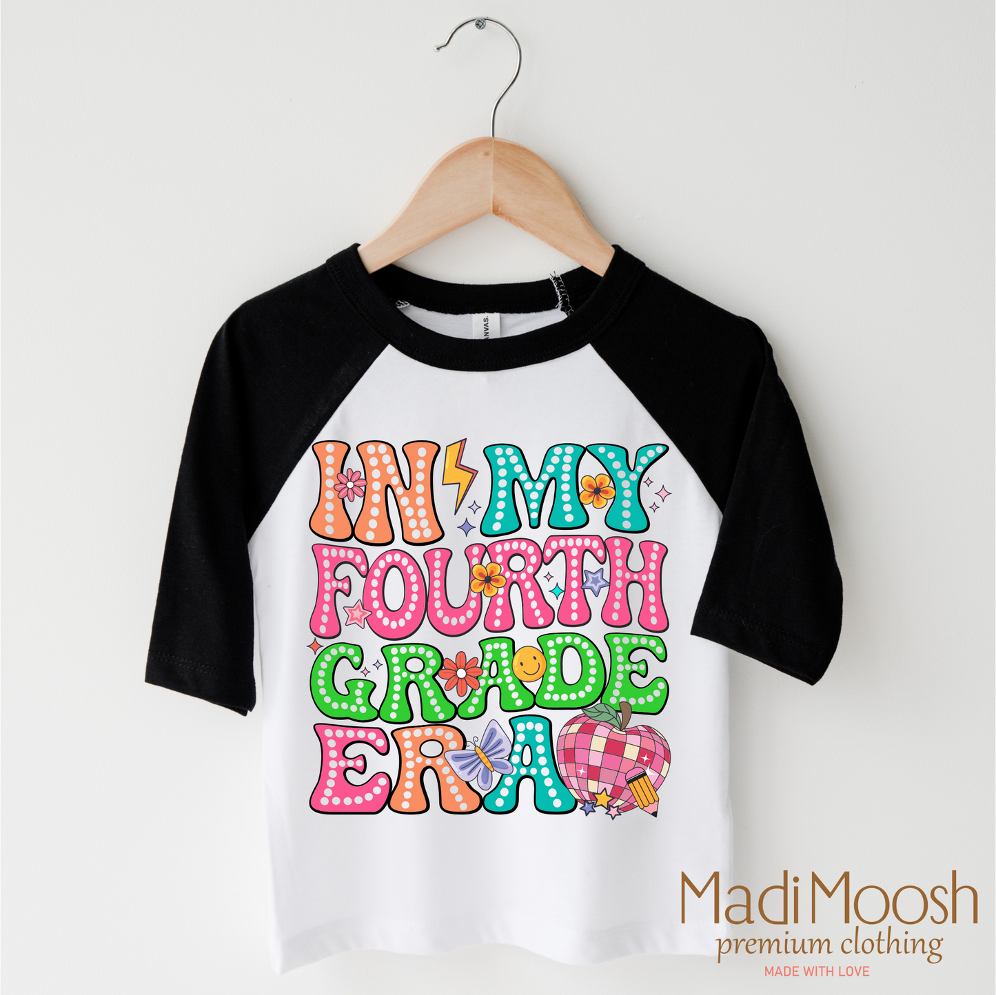 In My 4th Grade Era Back To School Shirt School Shirt Madi Moosh