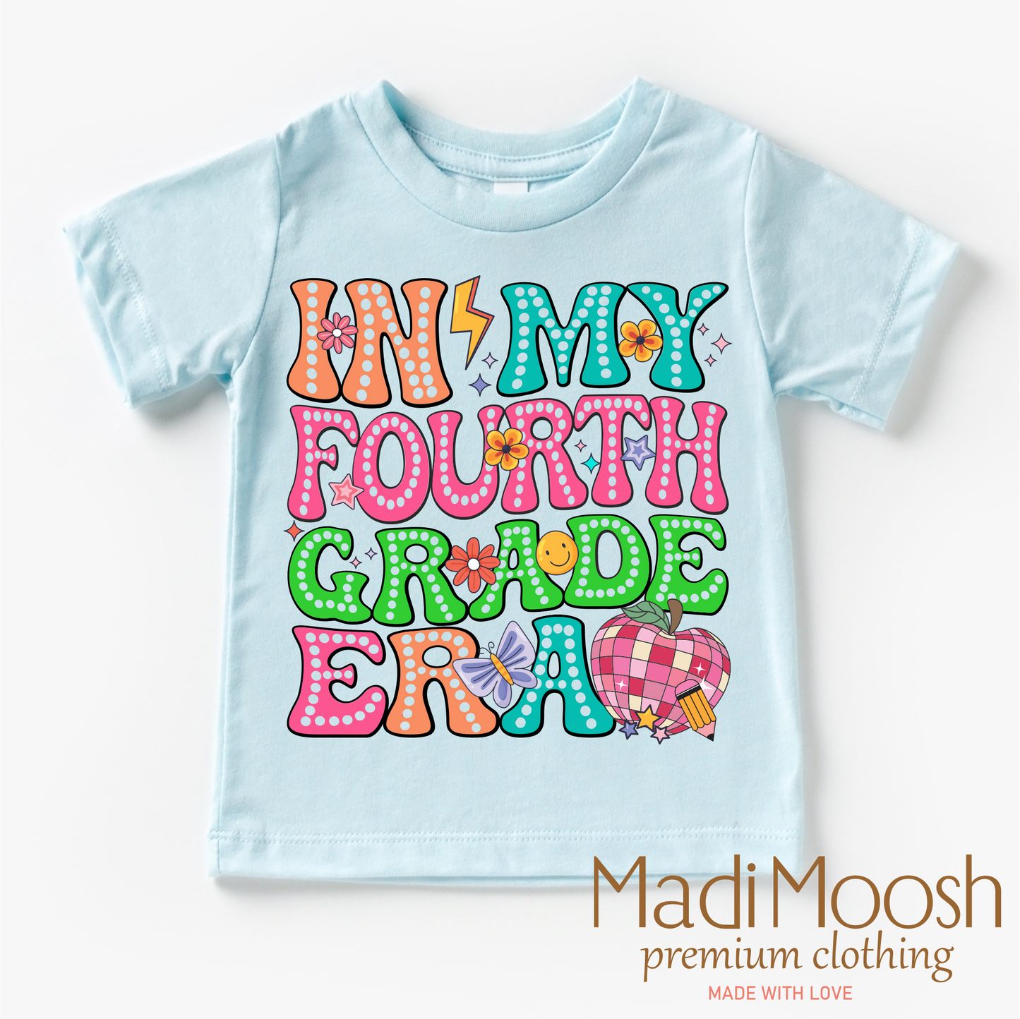 In My 4th Grade Era Back To School Shirt School Shirt Madi Moosh