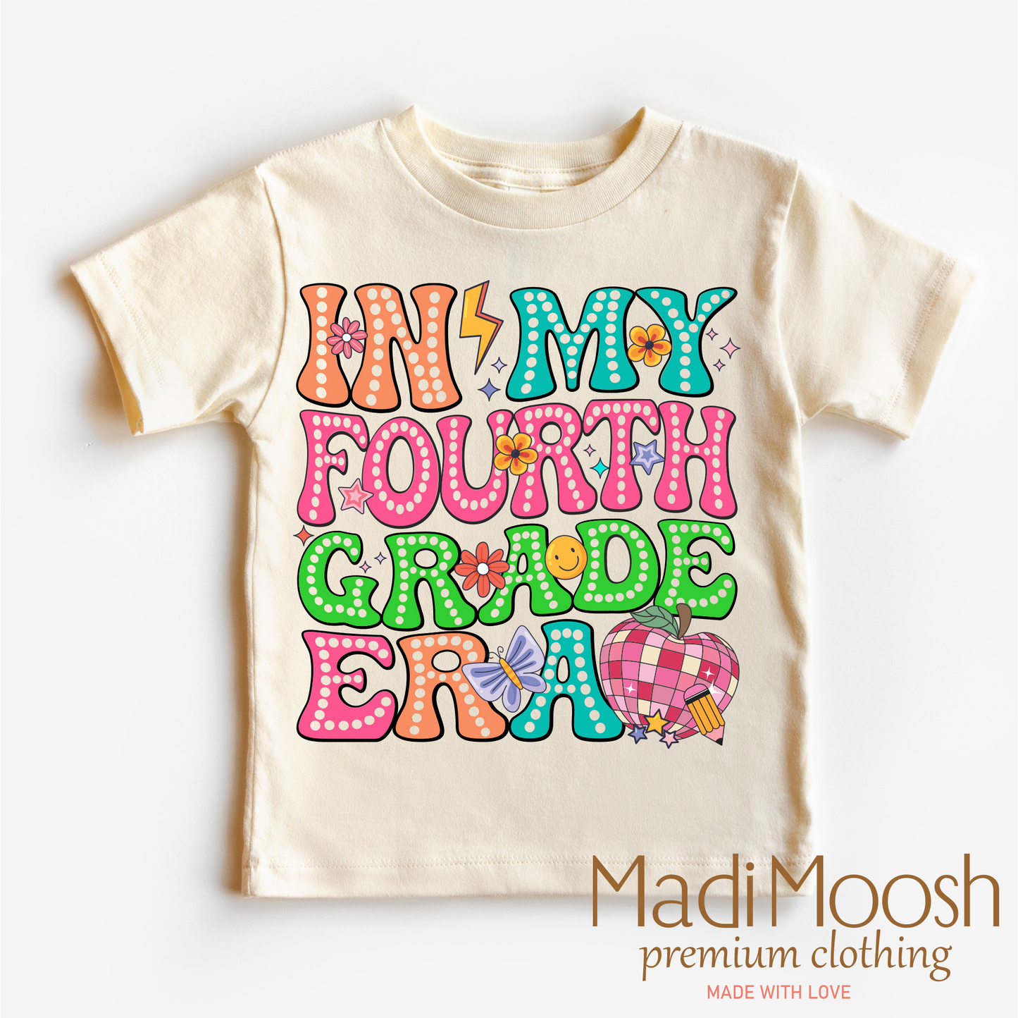 In My 4th Grade Era Back To School Shirt School Shirt Madi Moosh