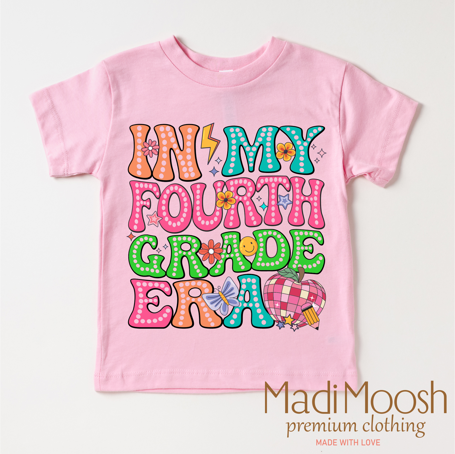 In My 4th Grade Era Back To School Shirt School Shirt Madi Moosh