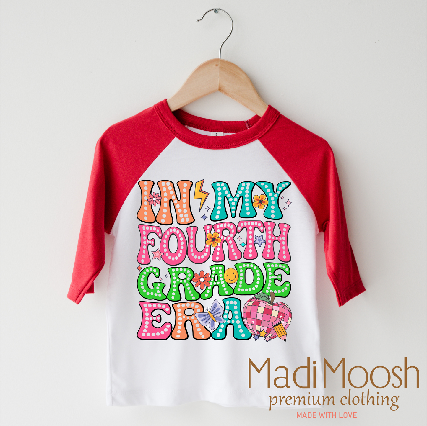 In My 4th Grade Era Back To School Shirt School Shirt Madi Moosh