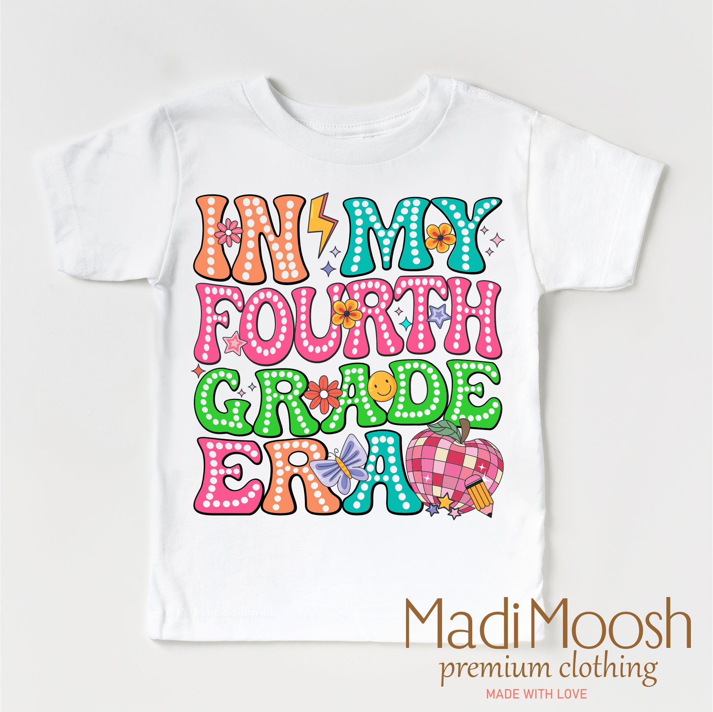 In My 4th Grade Era Back To School Shirt School Shirt Madi Moosh
