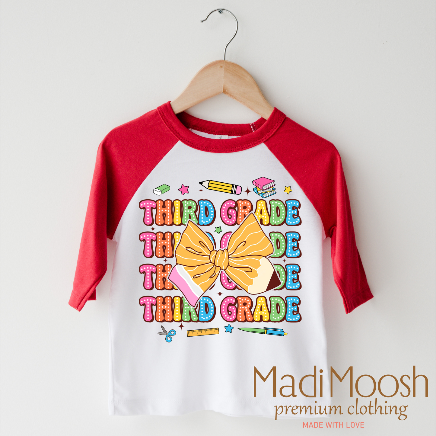 Cute Third Grade Back To School Shirt Madi Moosh