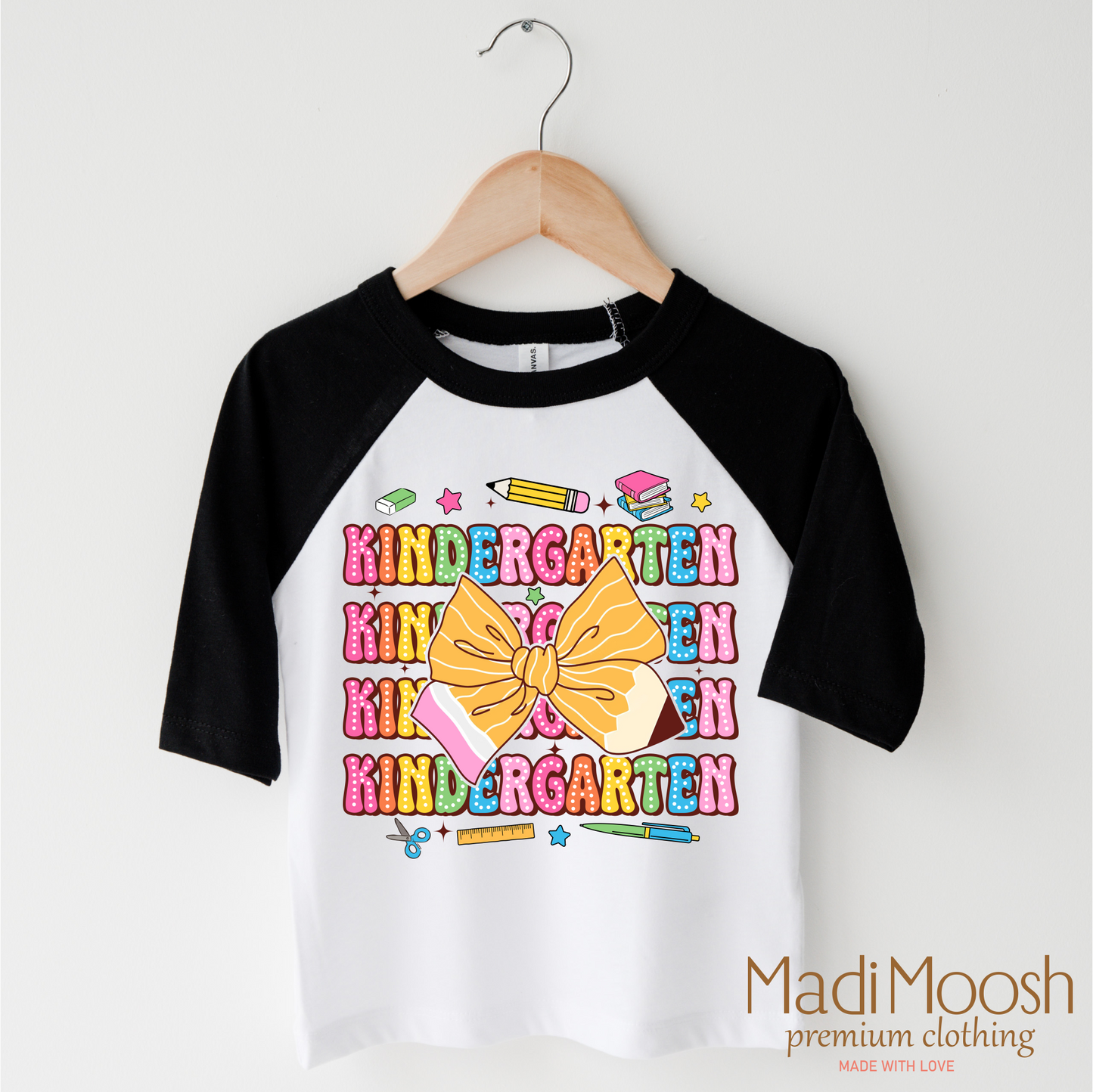 Cute Kindergarten Back To School Shirt Kids T-Shirt Madi Moosh