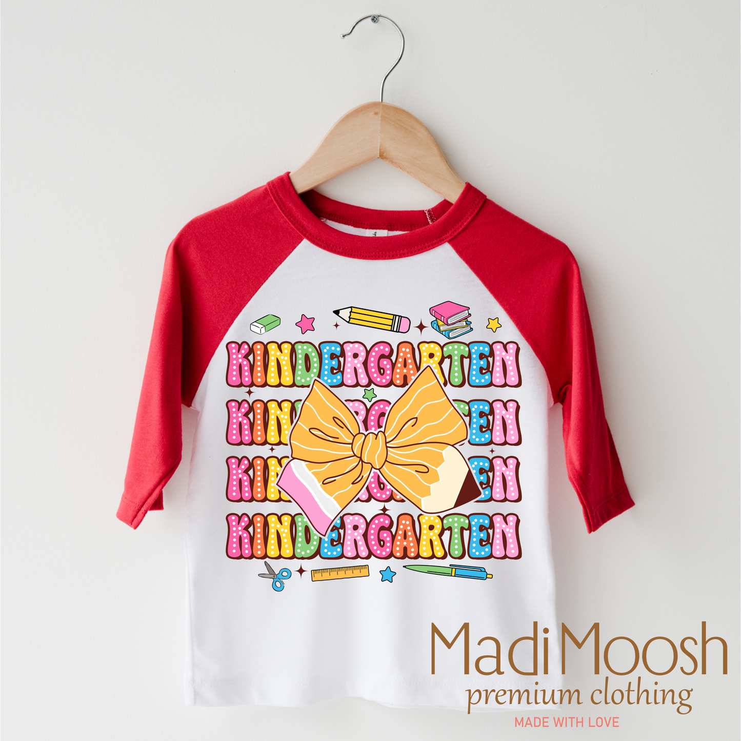 Cute Kindergarten Back To School Shirt Kids T-Shirt Madi Moosh