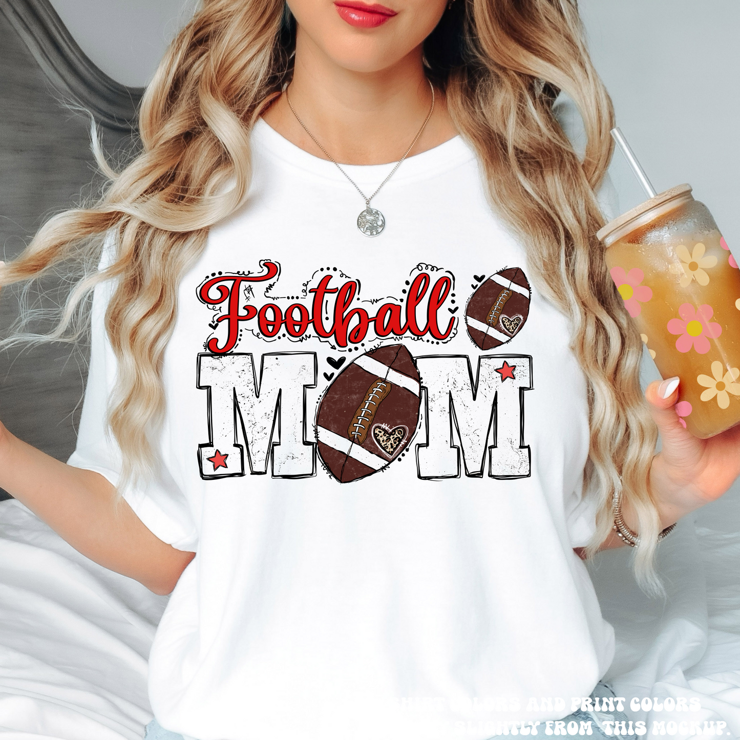 Football Mom Tee Comfort Colors Printed Shirt Madi Moosh