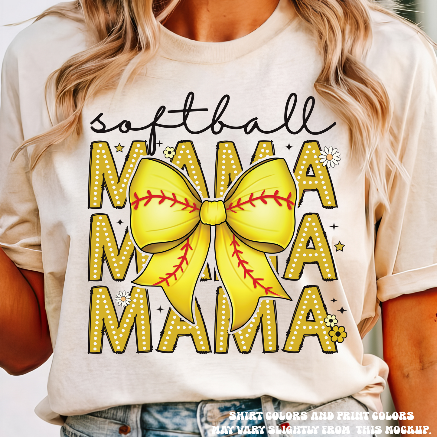Softball Mama Tee - Printed On Comfort Colors