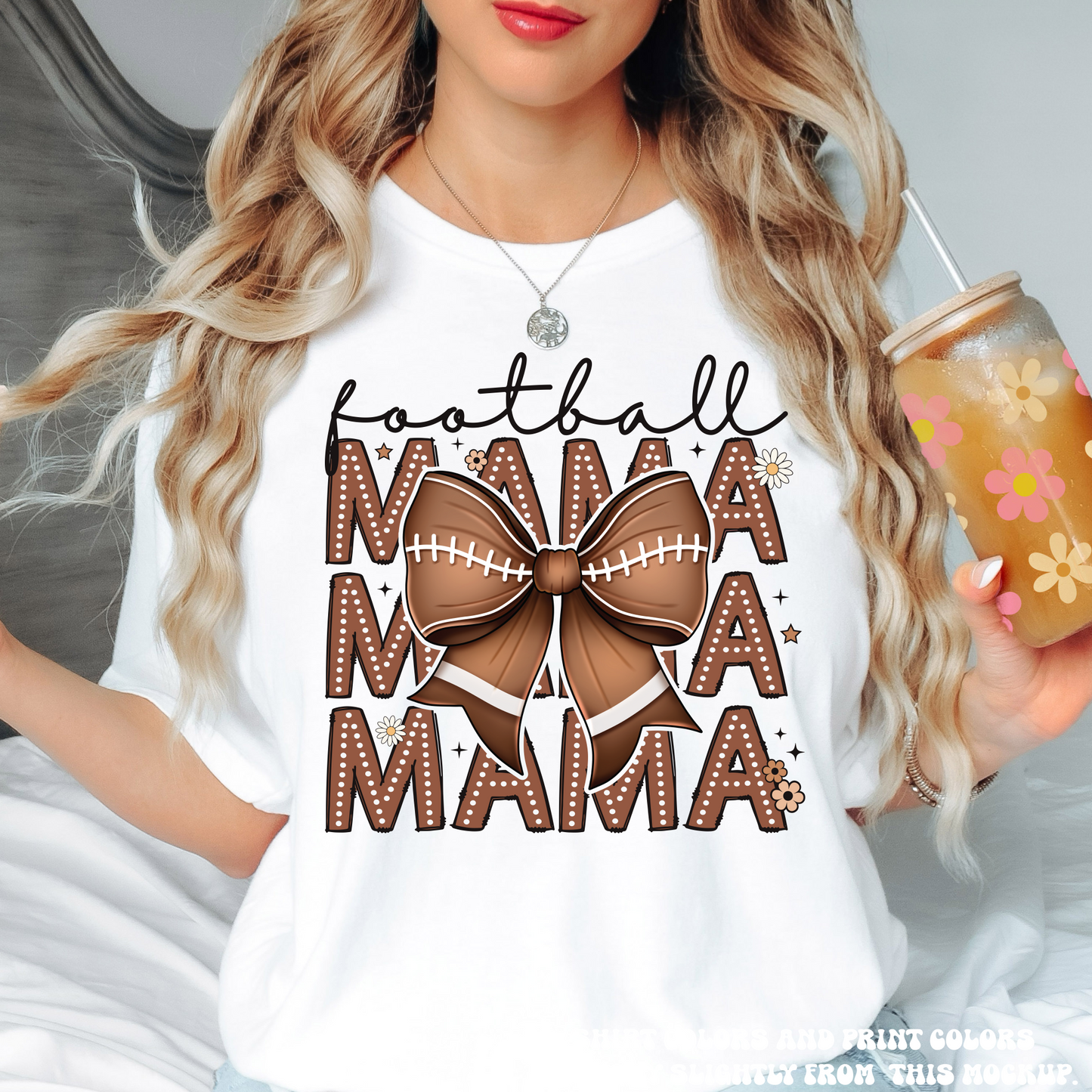 Football Mama Printed Tee Comfort Colors Madi Moosh