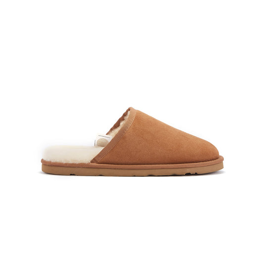 Sheepskin Chestnut Mule Slipper Mens MOOL