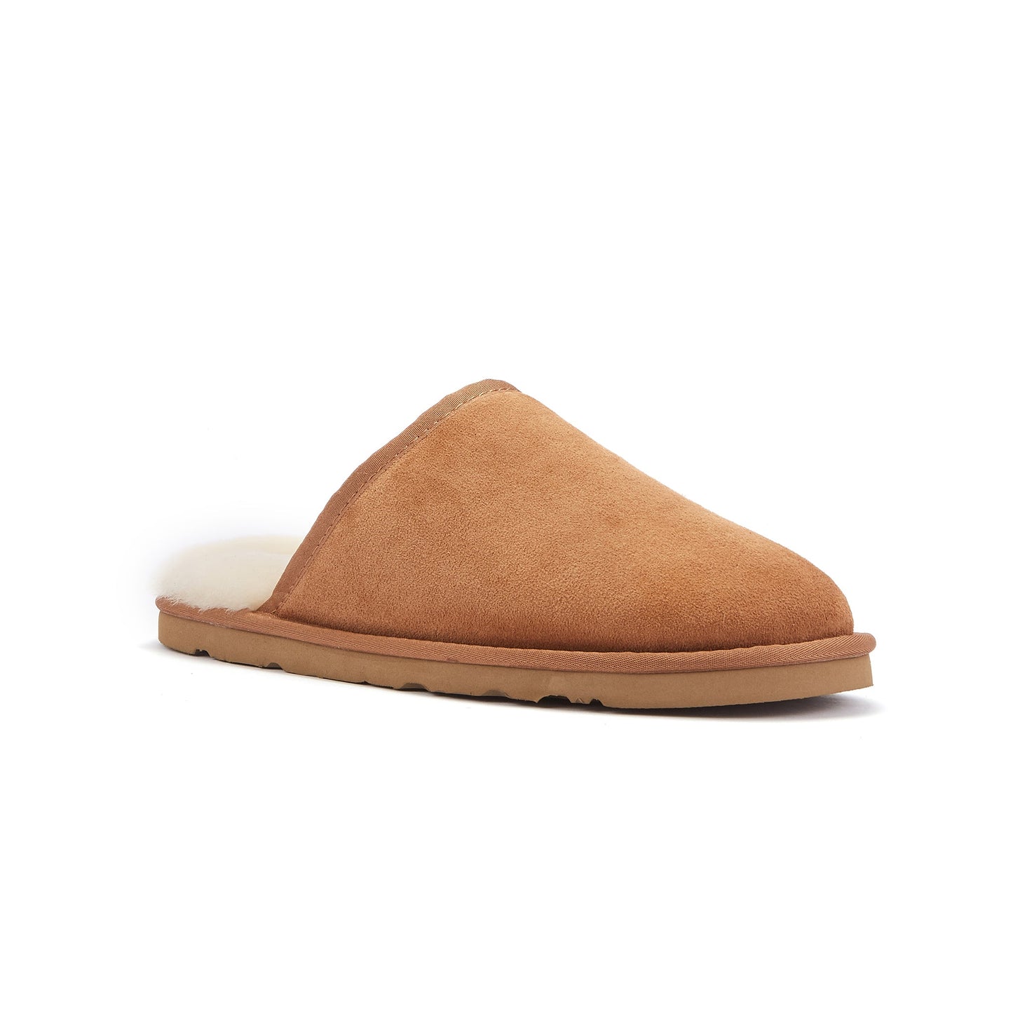 Sheepskin Chestnut Mule Slipper Mens MOOL