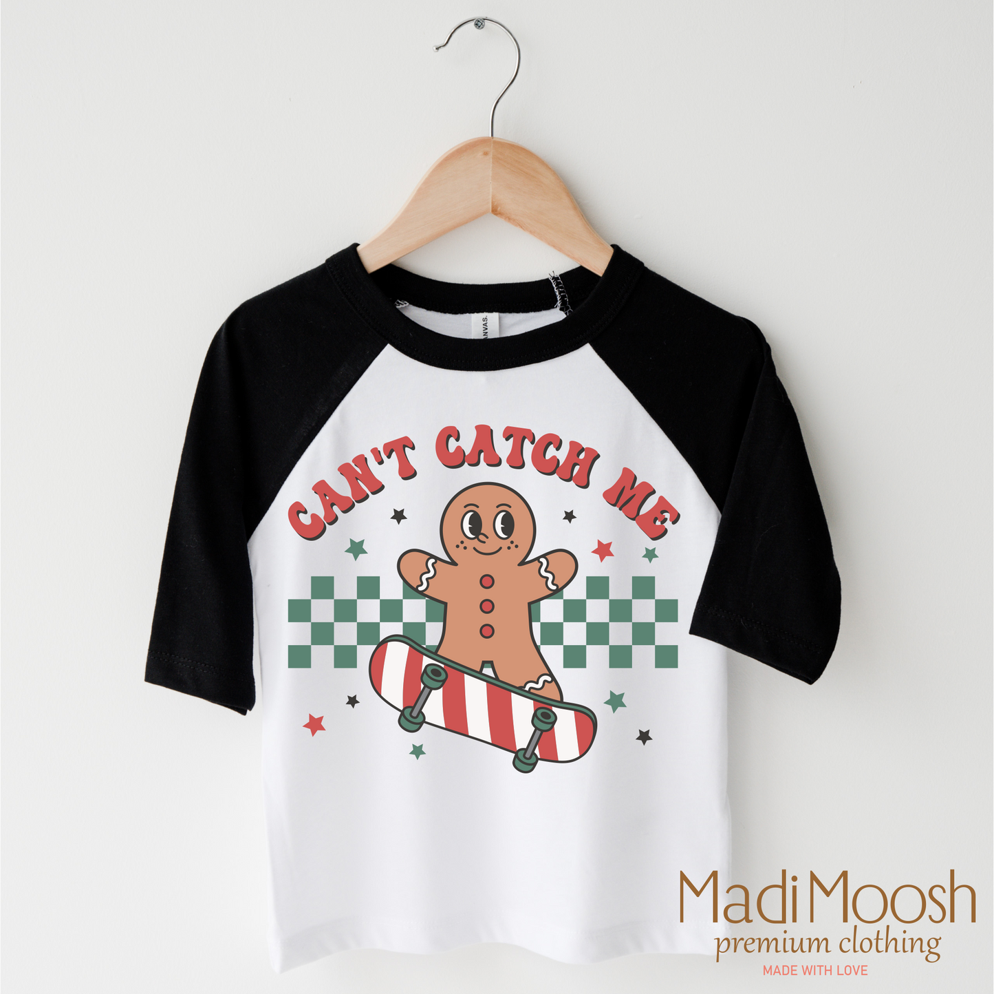 Can't Catch Me Gingerbread Man Christmas Shirt Christmas Tee