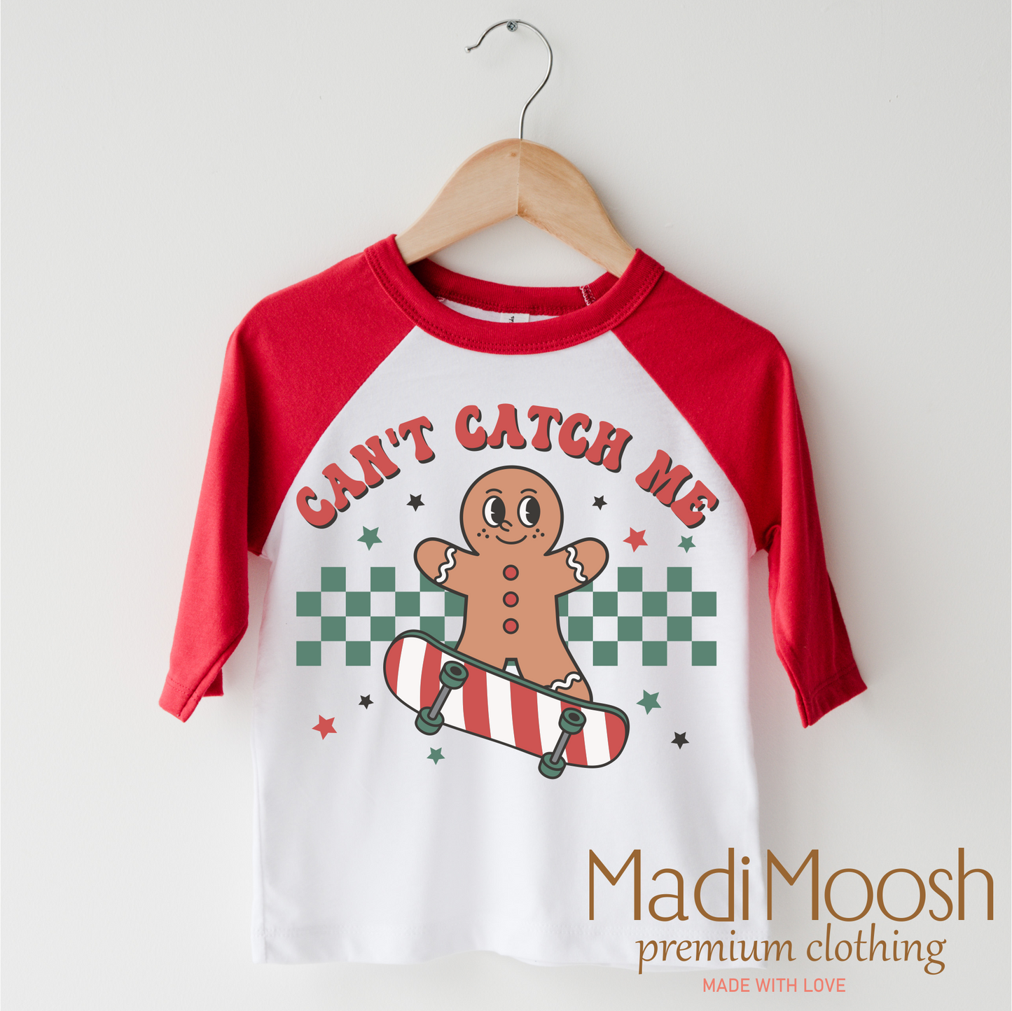 Can't Catch Me Gingerbread Man Christmas Shirt Christmas Tee