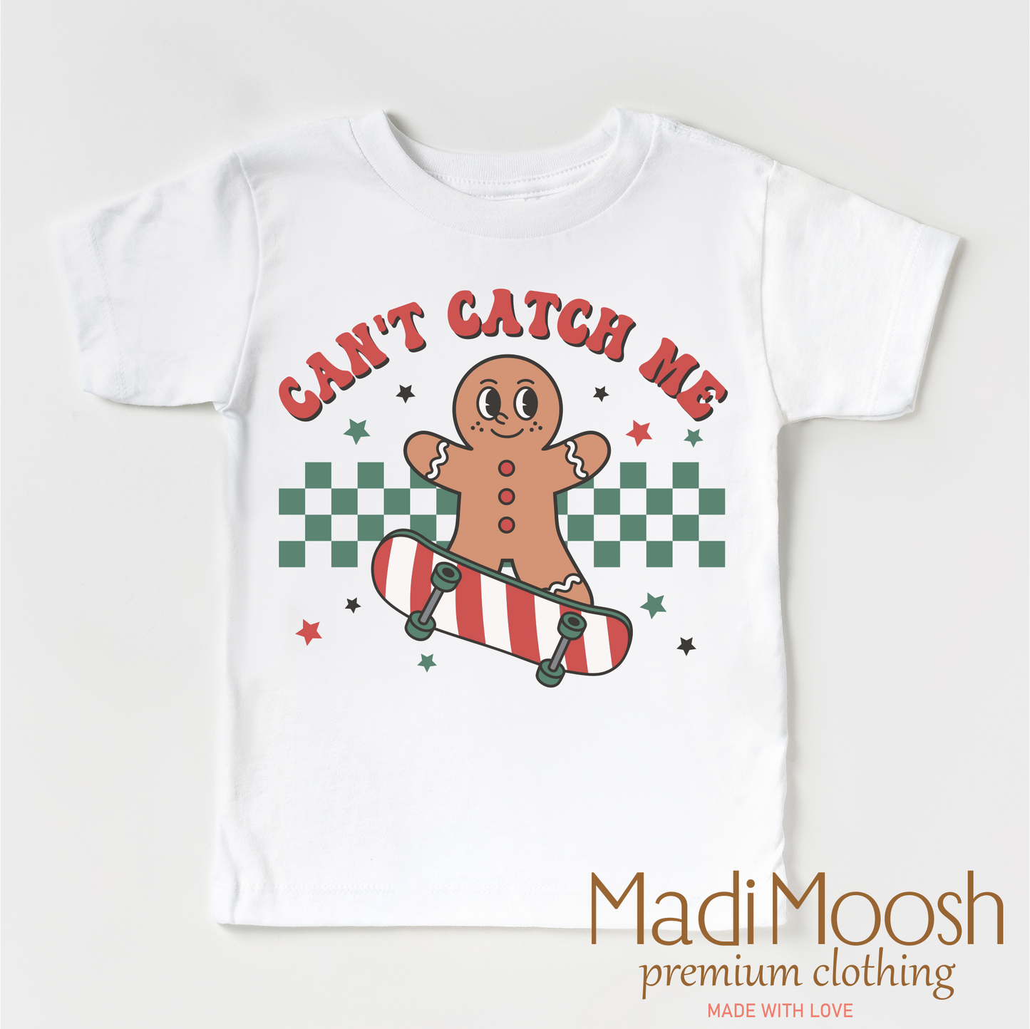 Can't Catch Me Gingerbread Man Christmas Shirt Christmas Tee