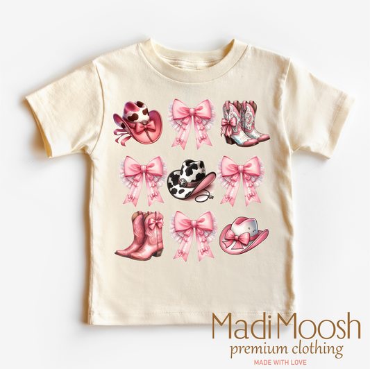 Cowgirl Country Bows And Boots Shirt Comfortable Cowgirl Tee Madi Moosh