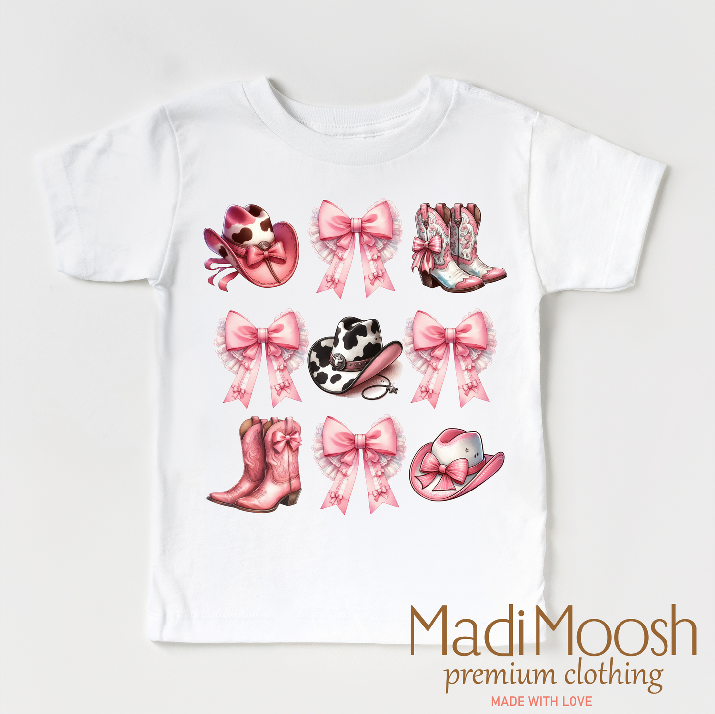 Cowgirl Country Bows And Boots Shirt Comfortable Cowgirl Tee Madi Moosh