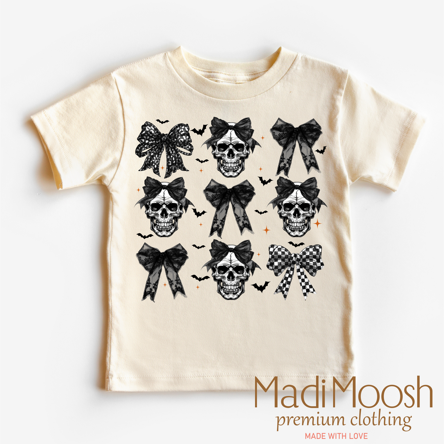 Skulls And Bows Halloween Shirt Halloween Tee Madi Moosh