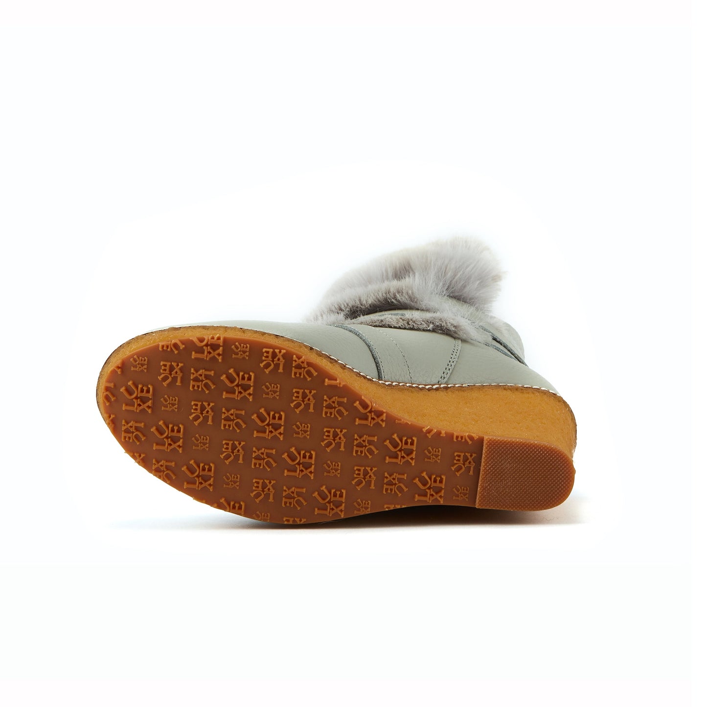 Montreal Ice Gray High Wedge Ankle Boot Australia Luxe Collective