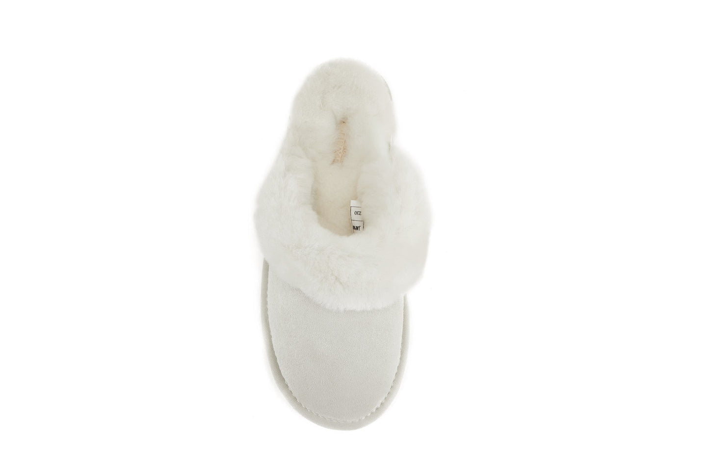 Sheepskin White Luxe Classic Mule Slipper MOOL