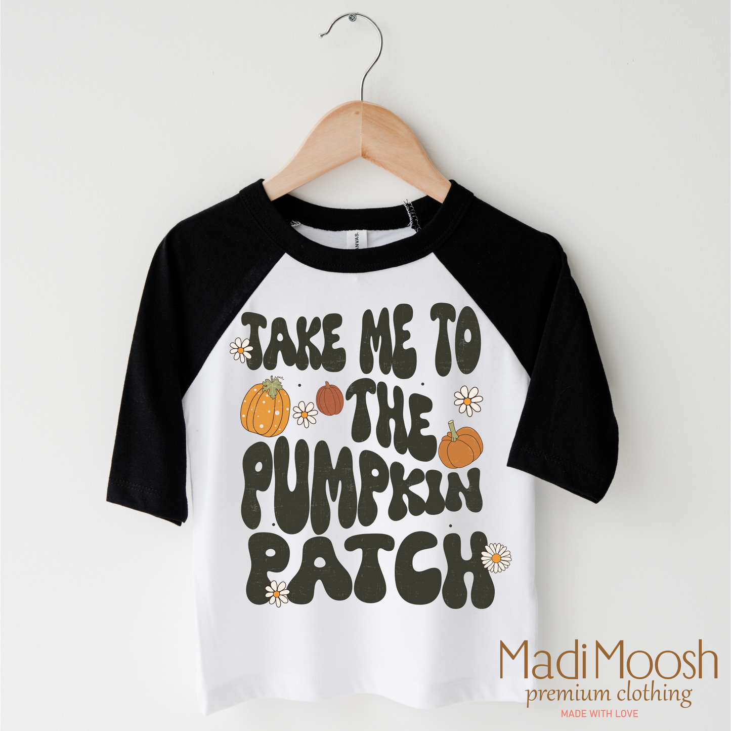 Take Me To The Pumpkin Patch Thanksgiving Fall Shirt Tee