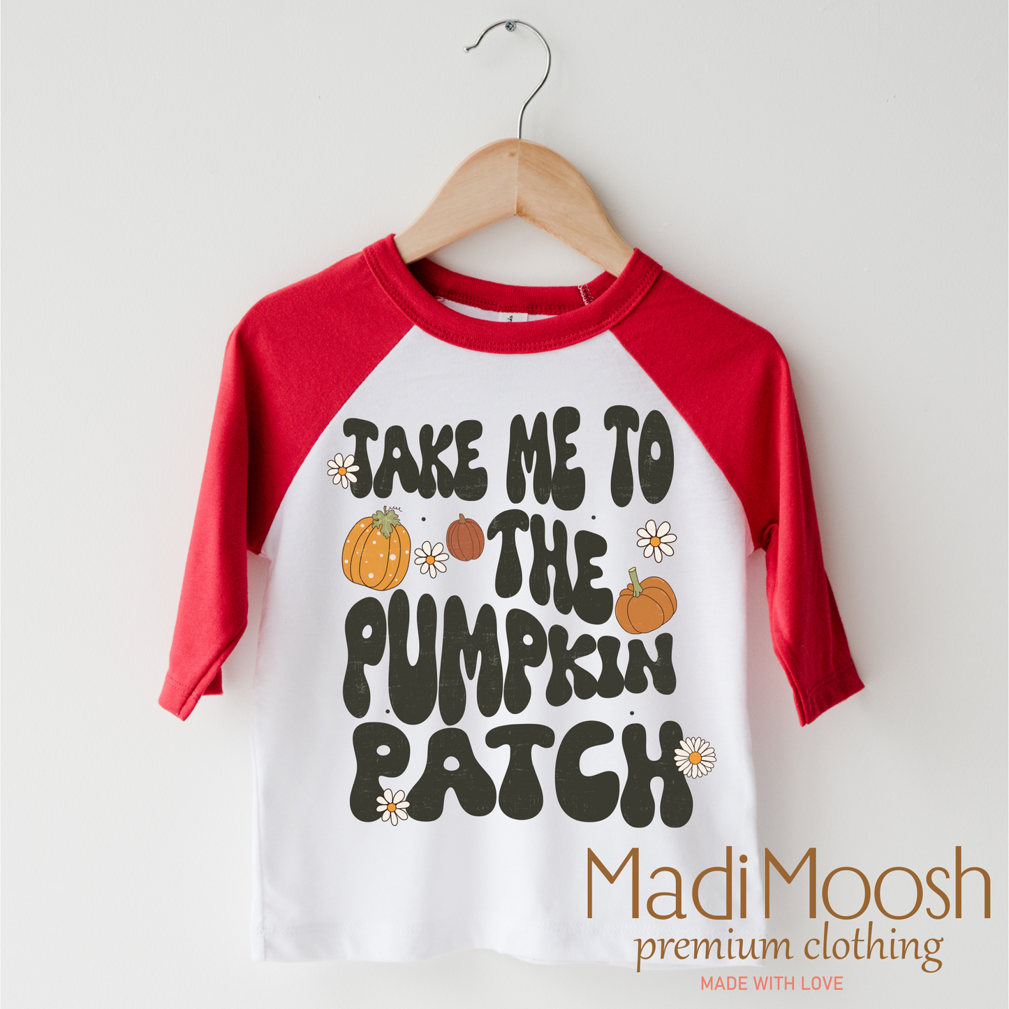 Take Me To The Pumpkin Patch Thanksgiving Fall Shirt Tee