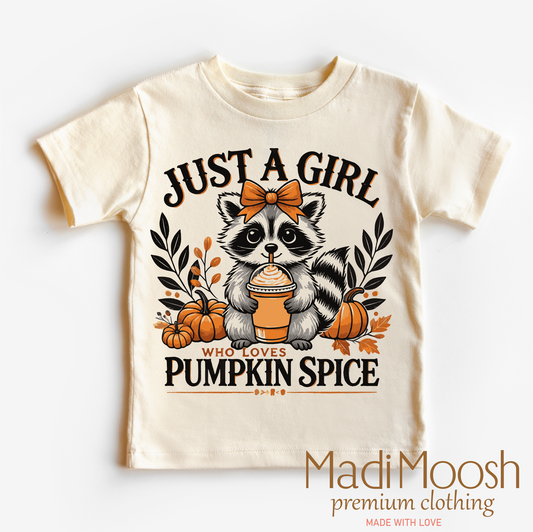 Just A Girl Who Loves Pumpkin Spice Shirt - Fall Tee