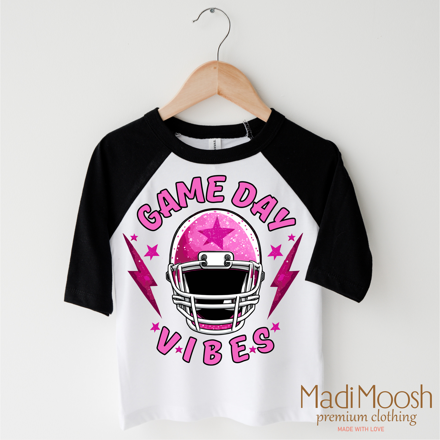 Football Game Day Vibes Cute Football Tee Shirt