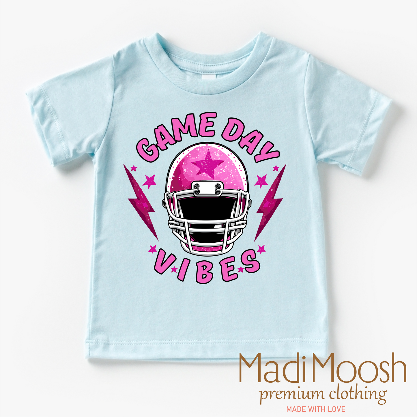 Football Game Day Vibes Cute Football Tee Shirt