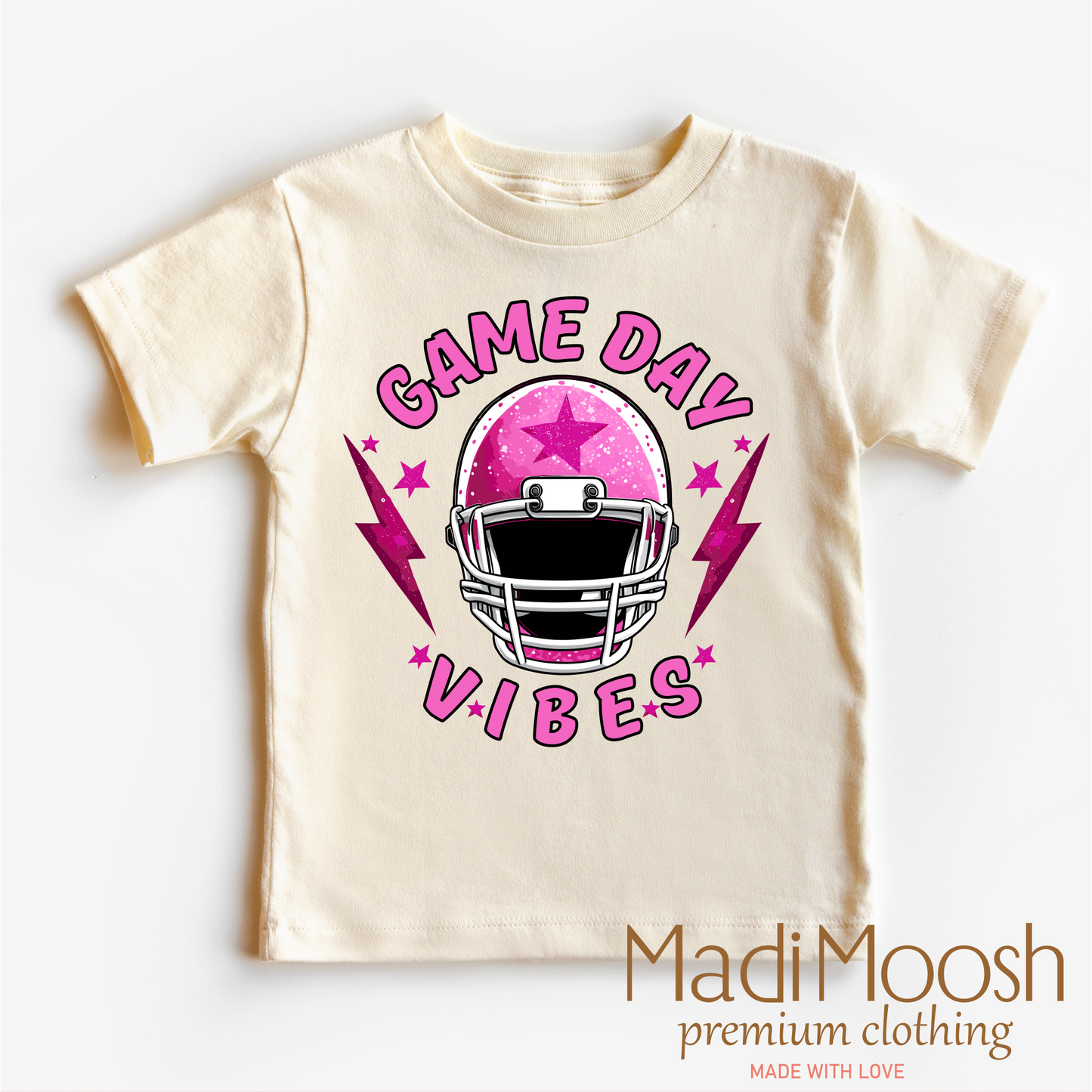 Football Game Day Vibes Cute Football Tee Shirt