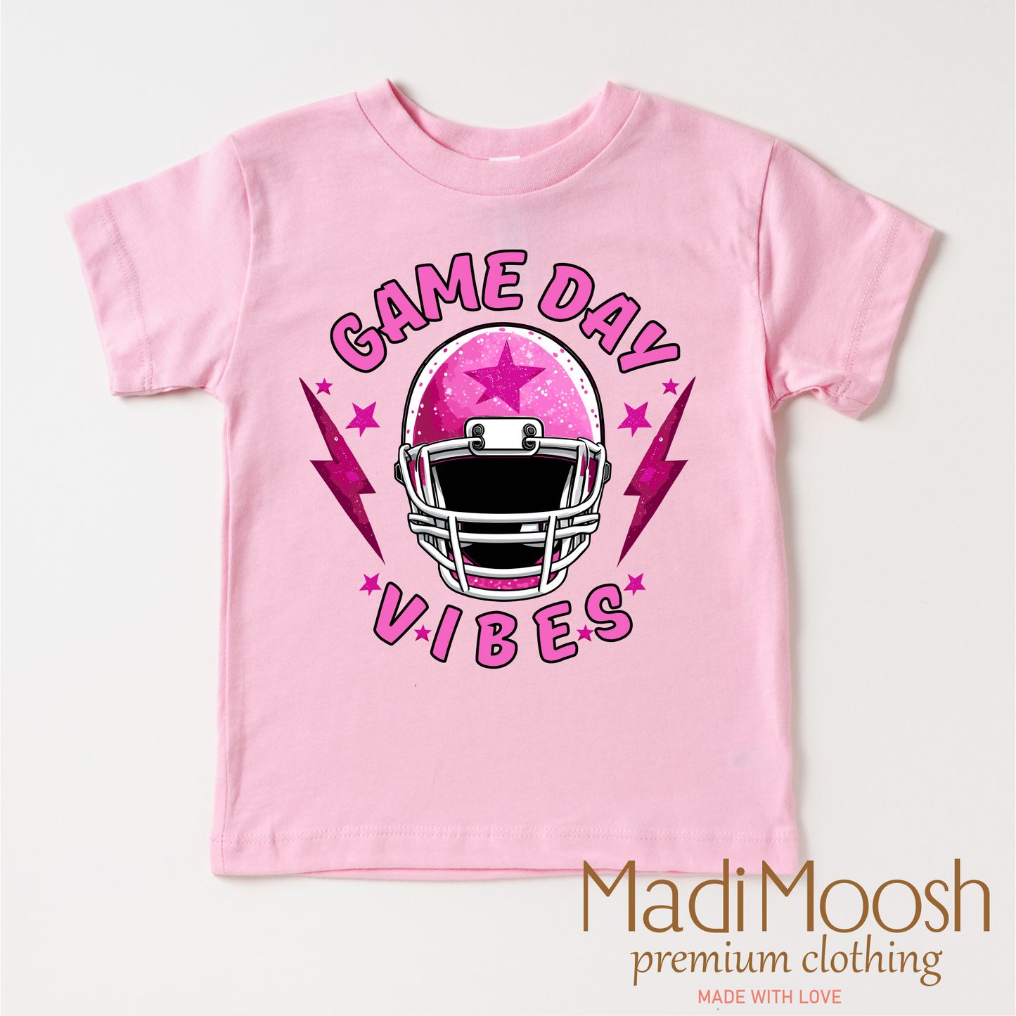 Football Game Day Vibes Cute Football Tee Shirt