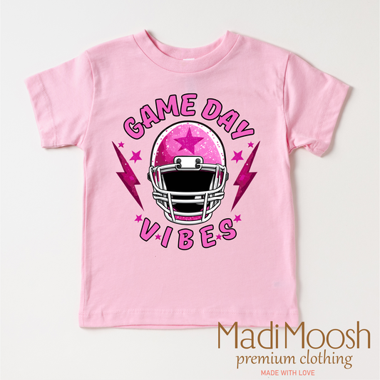 Football Game Day Vibes Cute Football Tee Shirt