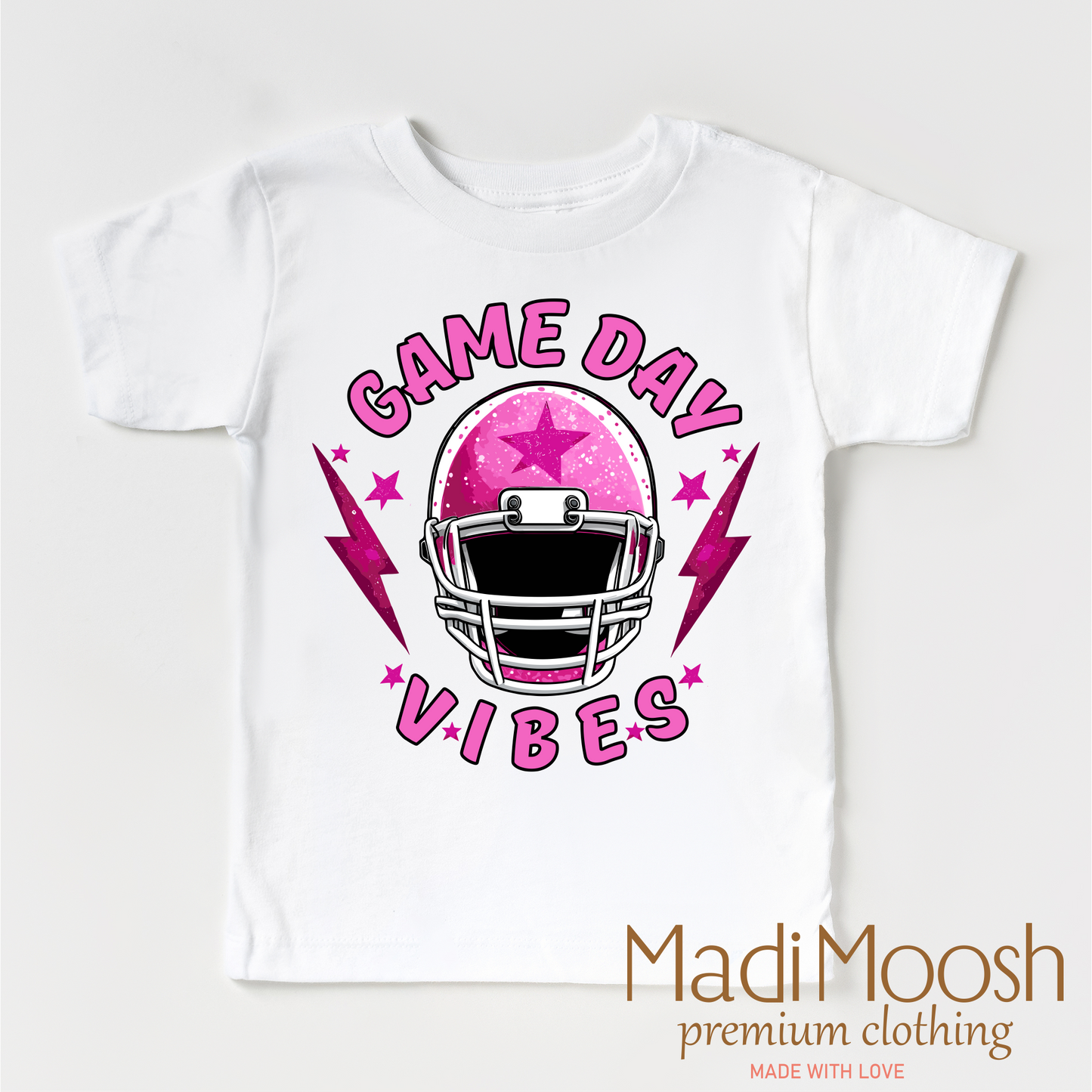 Football Game Day Vibes Cute Football Tee Shirt