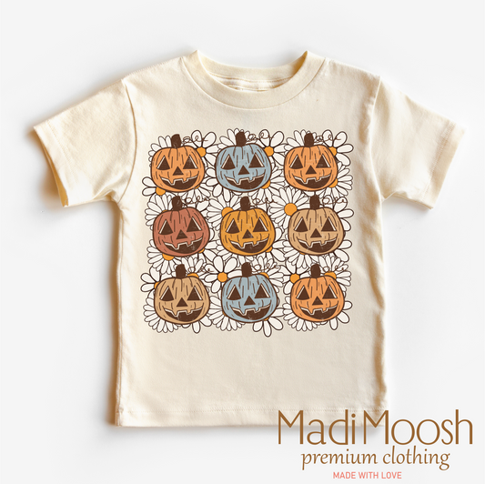 Retro Fall Shirt - Jack-O-Lantern Tee