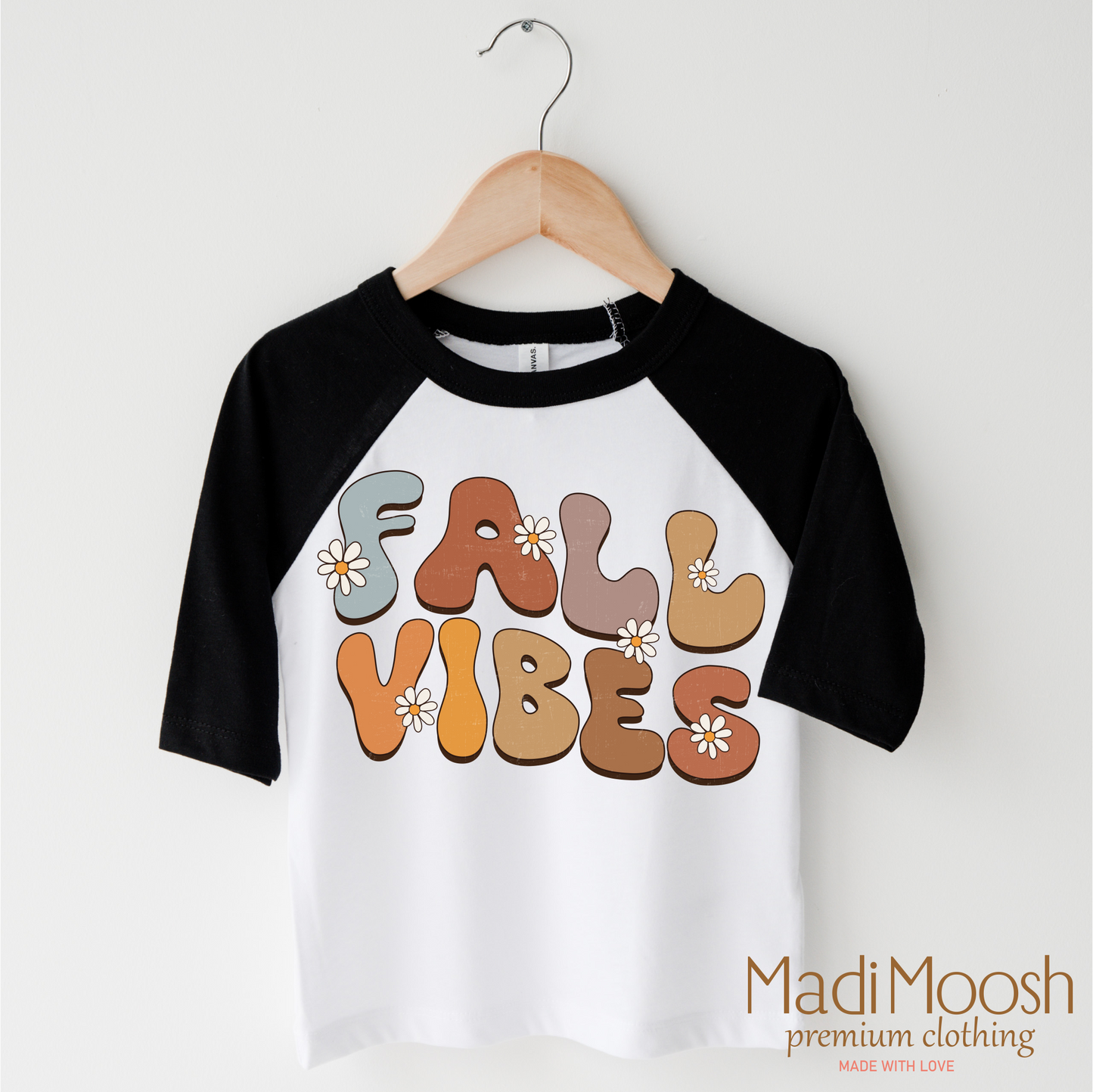 Fall Vibes Autumn Shirt Cotton Tee Bella Canvas