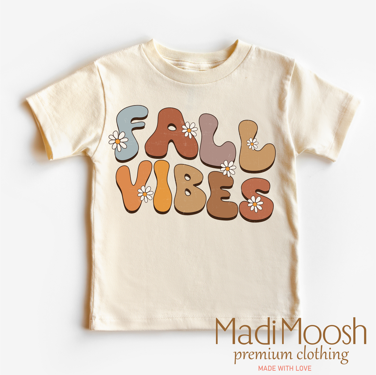 Fall Vibes Autumn Shirt Cotton Tee Bella Canvas