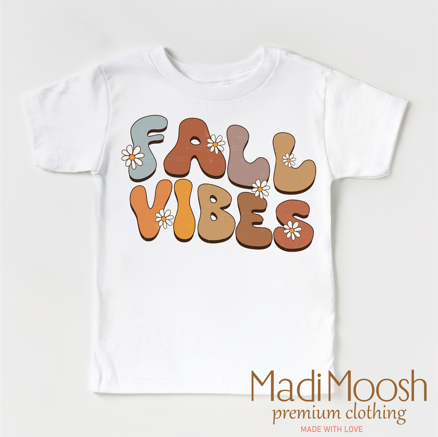Fall Vibes Autumn Shirt Cotton Tee Bella Canvas