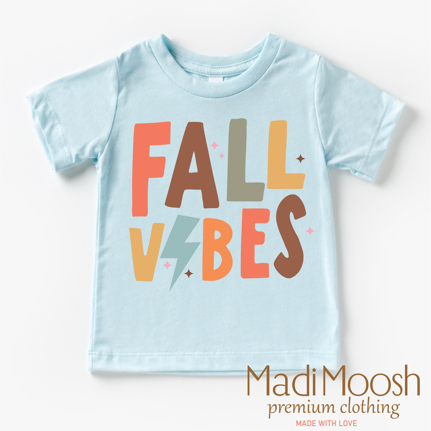 Fall Vibes Lightweight Autumn Shirt Tee Madi Moosh